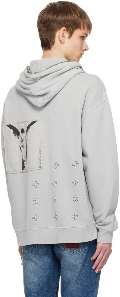 Ksubi Gray Trippie Redd Edition Love Hoodie 3