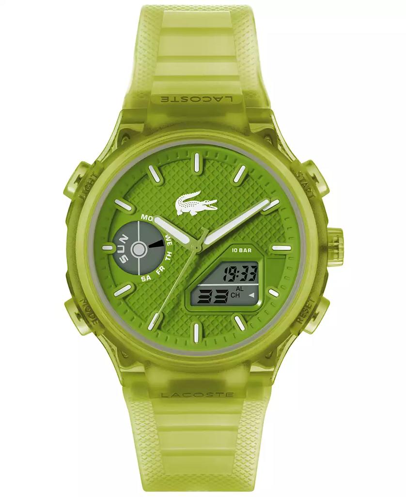 Lacoste Men's LC33 Green Silicone Strap Watch