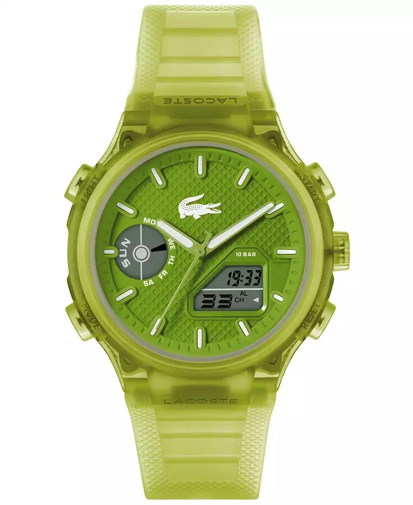 Lacoste Men's LC33 Green Silicone Strap Watch 1