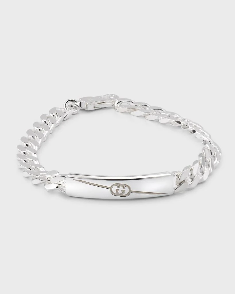 Gucci Men's Gucci Tag Bracelet, Silver 1