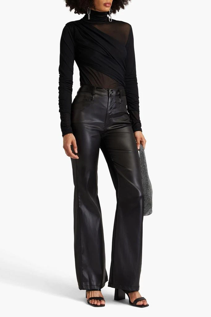 GAUGE81 Athy faux leather flared pants 2