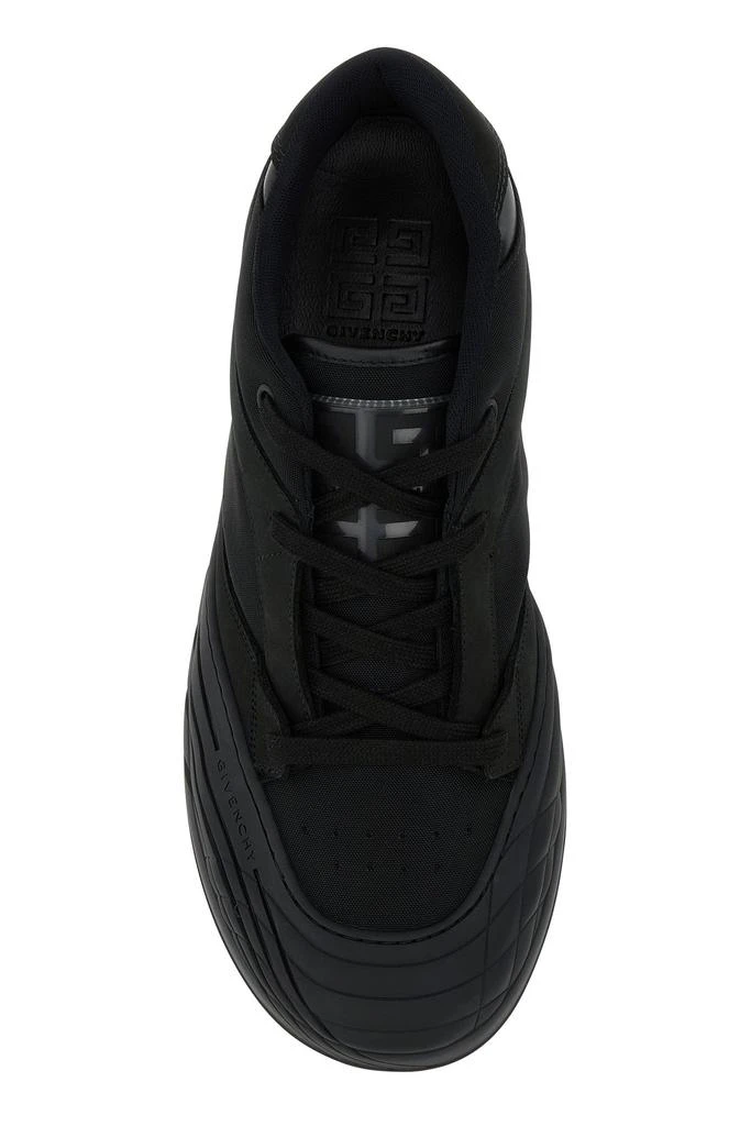 Givenchy Black fabric and leather Skate sneakers 4