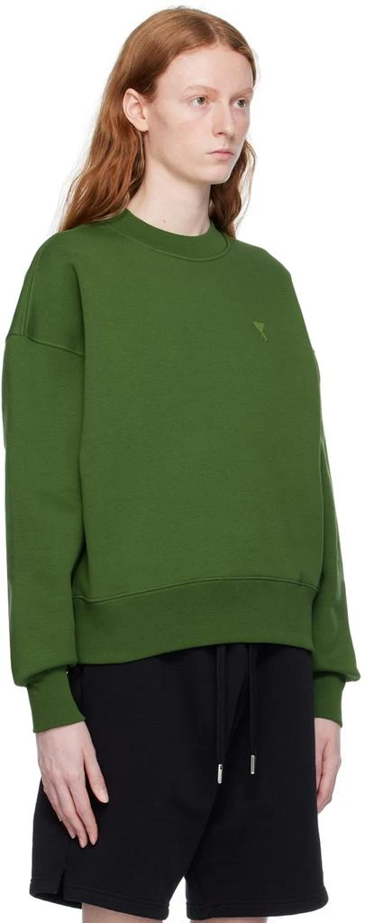 AMI Green Ami de Coeur Sweatshirt 2