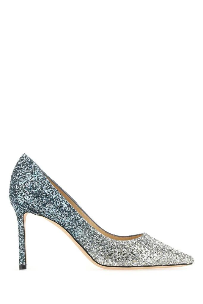Jimmy Choo Jimmy Choo Romy Slip-On Glitter Pumps 1