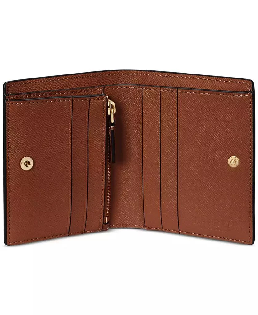 Ralph Lauren Crosshatch Leather Compact Wallet 3