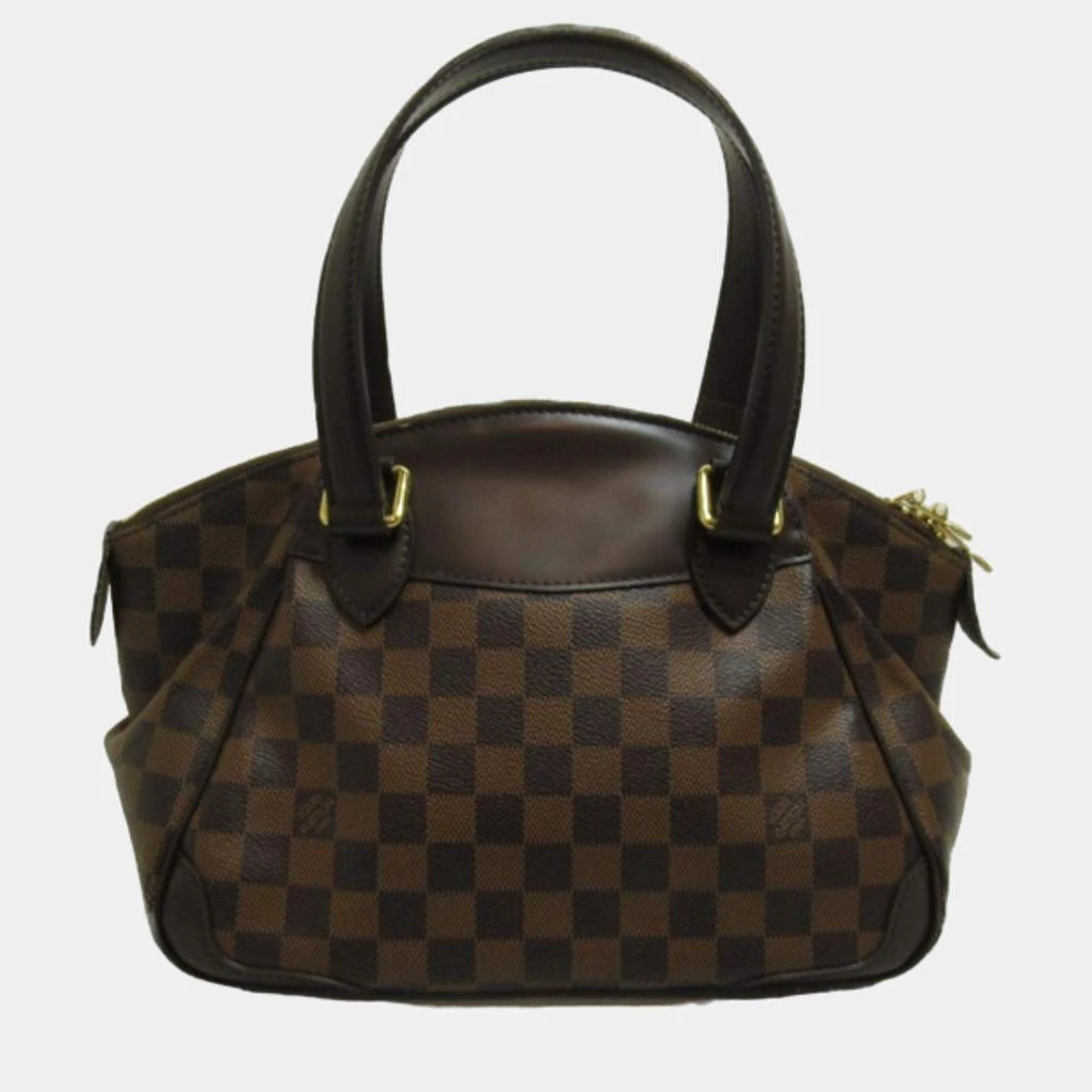 Louis Vuitton Louis Vuitton Brown Canvas Damier Ebene Verona PM  Shoulder Bag 3