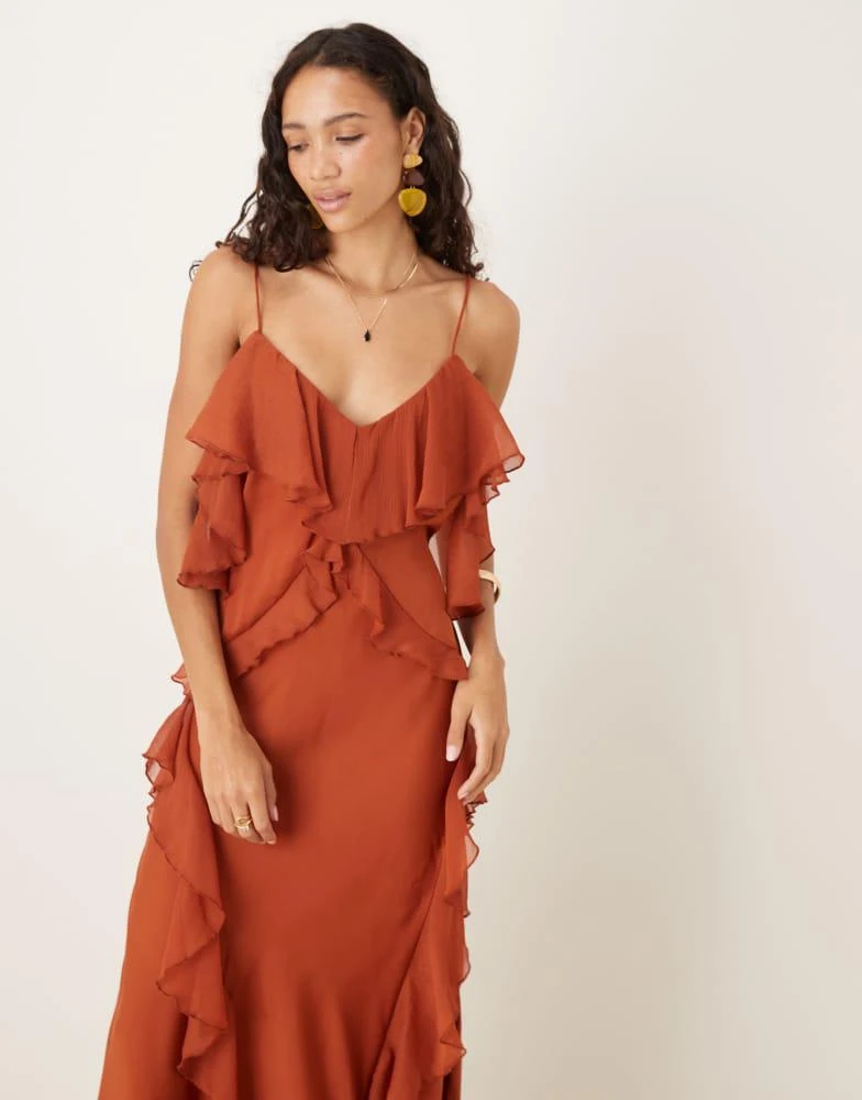 brown dress uniqlo Rhodes Knit Maxi Dress – SPELL