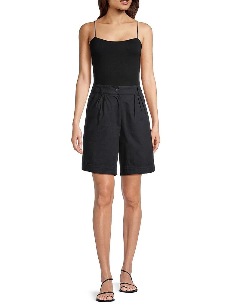 Faithfull the Brand Roma Campania Pleated Shorts 2