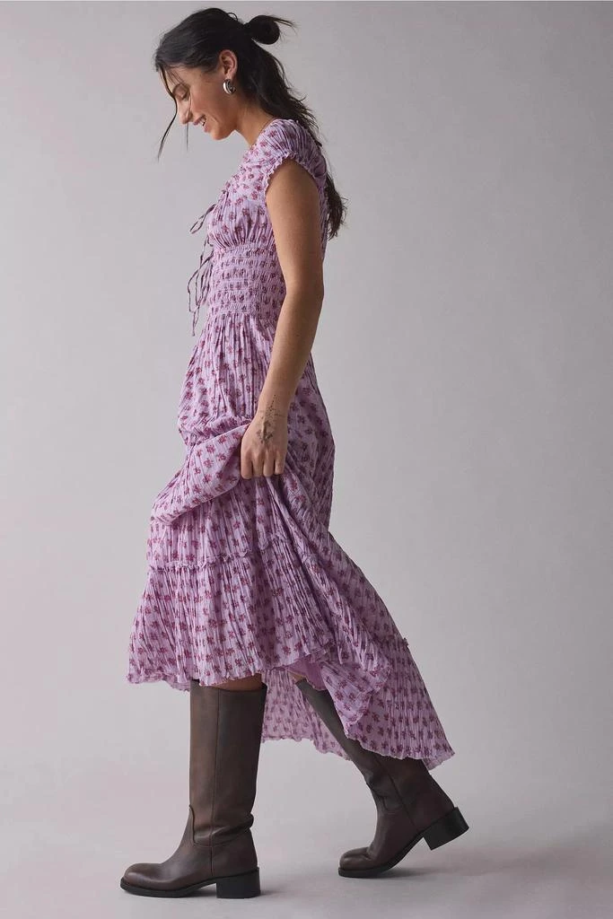 Kimchi Blue Kimchi Blue Sienna Cotton Smocked Milkmaid Maxi Dress 4