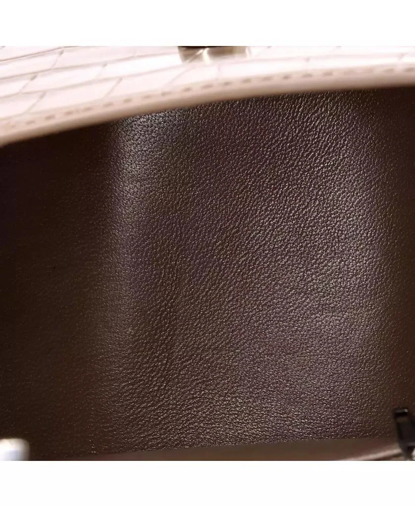 Pre-Owned Balenciaga Small Hourglass Top Handle Bag Embossed Leather 5