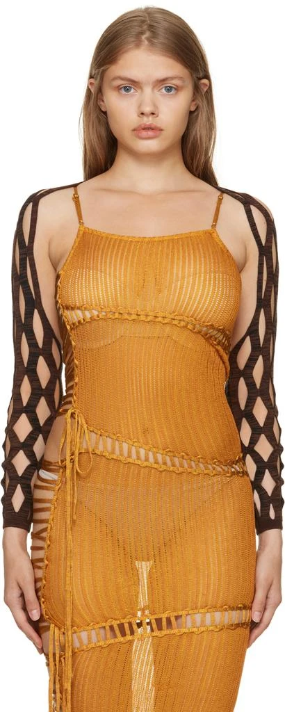 Isa Boulder SSENSE Exclusive Brown Nest Sleeves 1