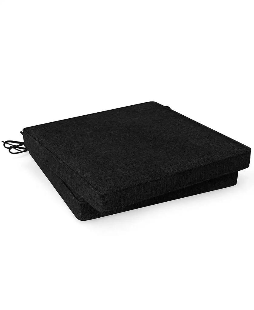 Slickblue Outdoor Chair Cushion Set of 2 Waterproof Fade-Resistant Olefin Seat Cushions