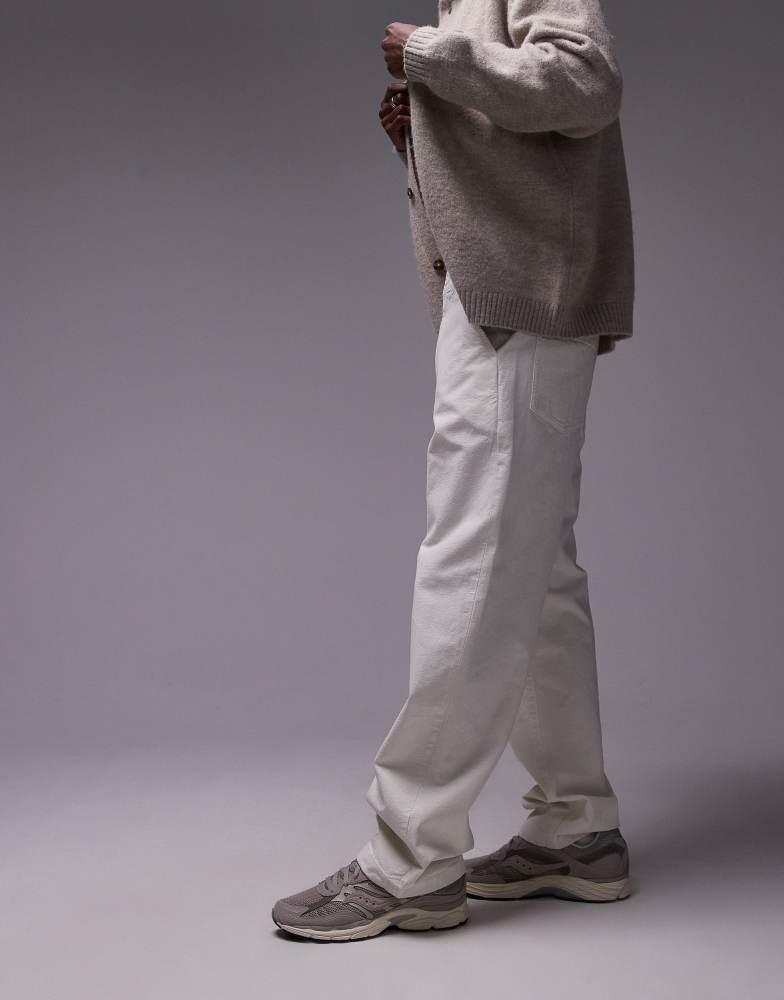 ARKET ARKET canvas loose trousers in white