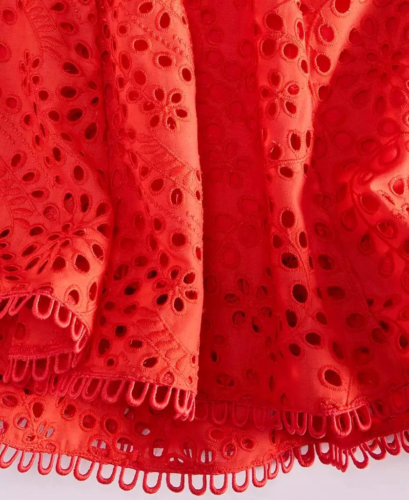ASTR Women
s Deasia Strapless Eyelet Dress 6