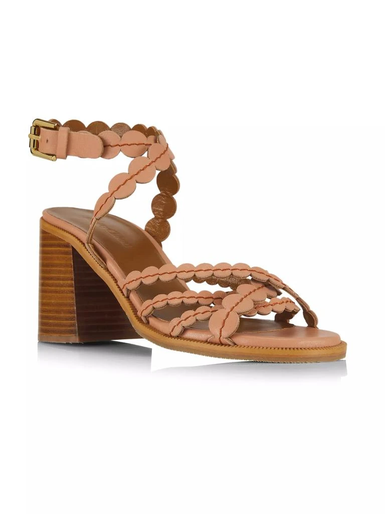 See by Chloé Kaddy 80MM Leather Block-Heel Sandals 2