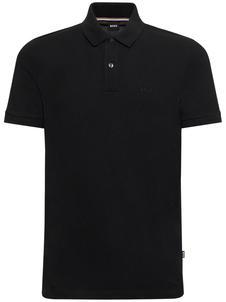 BOSS Pallas Logo Cotton Polo