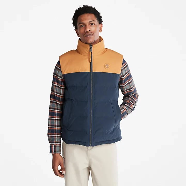 Timberland Welch Mountain Puffer Vest for Men in Navy 1