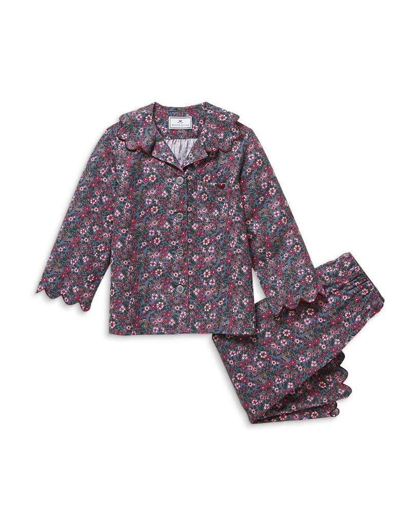 Petite Plume Girls
 Fleurs de Saison Twill Colette Pajamas - Baby, Little Kid, Big Kid 1