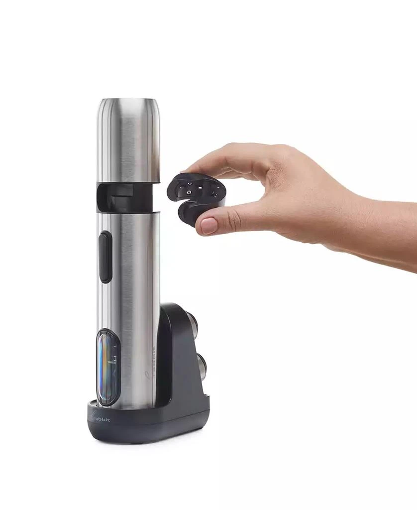 Rabbit Electric Corkscrew and Preserver, Stainless Steel 9