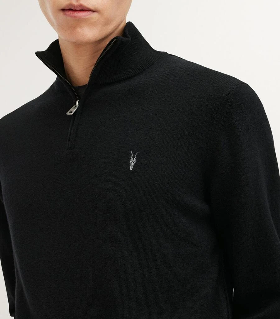 ALL SAINTS Kilburn Quarter-Zip Sweater 5