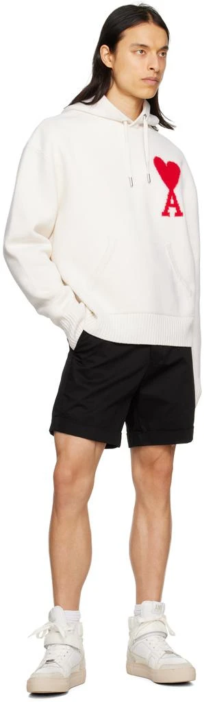 AMI Black Rolled Shorts 4