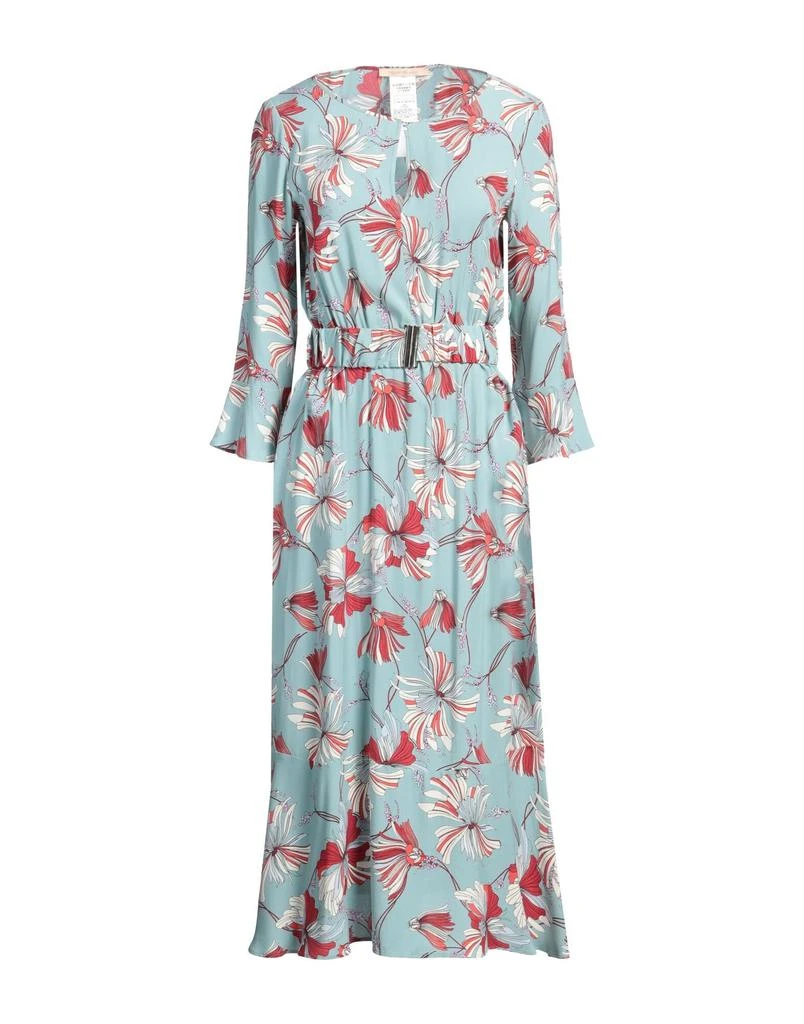 white flared midi dress Romantic Corset Flare Midi Dress - White