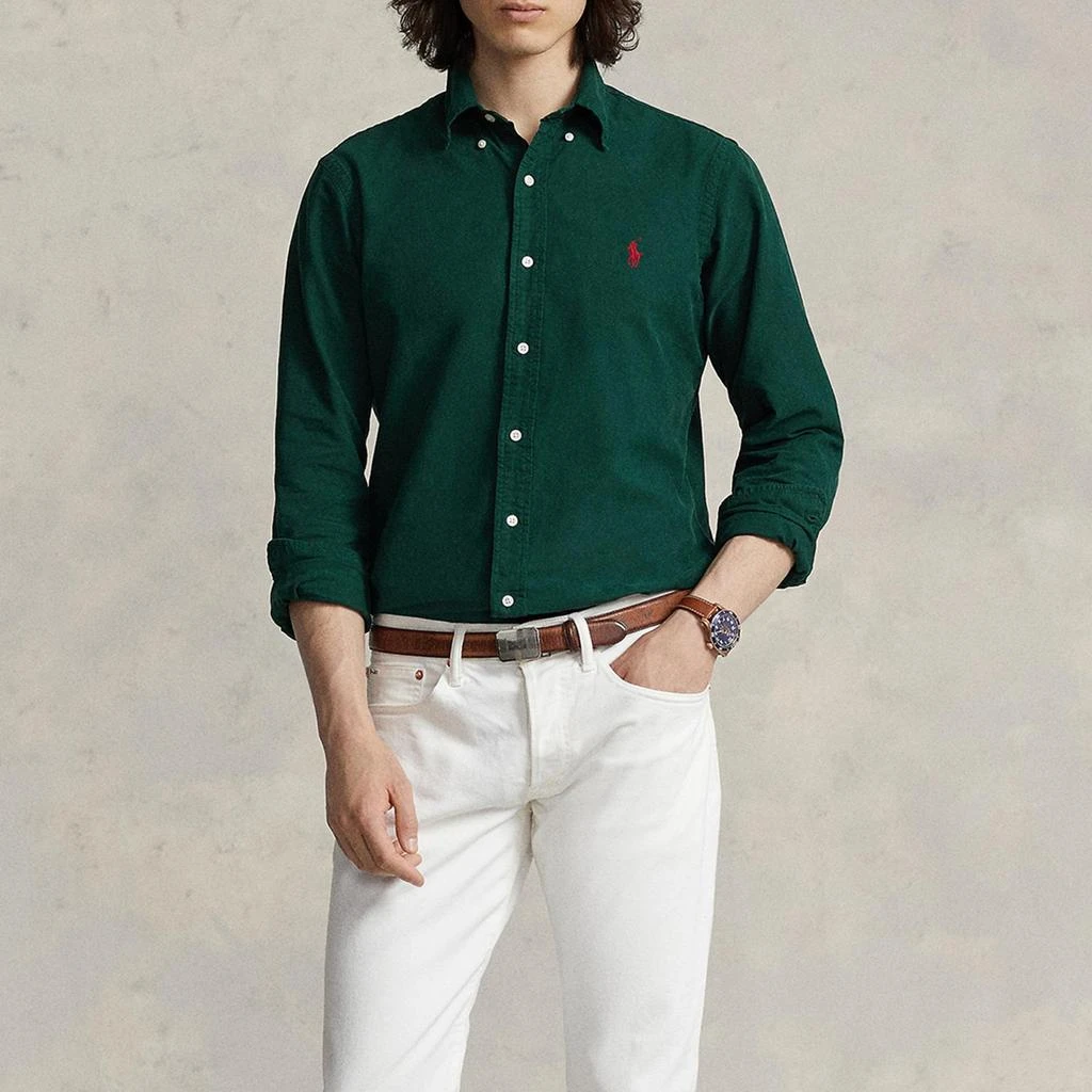 Ralph Lauren Polo Ralph Lauren Custom-Fit Garment-Dyed Cotton Oxford Shirt 1
