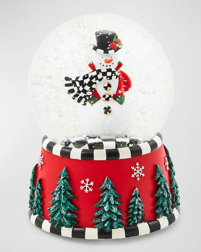 MacKenzie-Childs Courtly Snowman Snow Globe 2