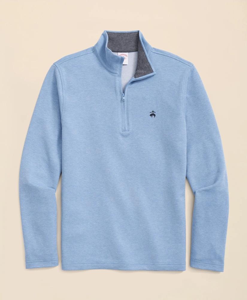 Brooks Brothers Cotton Blend Pique Quarter-Zip