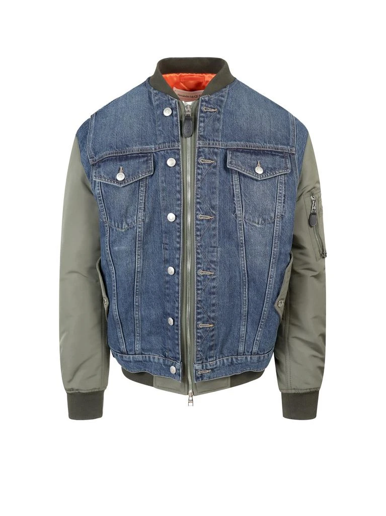 Alexander McQueen Alexander McQueen Hybrid Denim Bomber Jacket 1