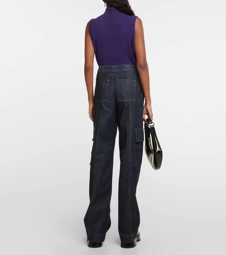 AG Jeans x EmRata Amia high-rise cargo jeans 3