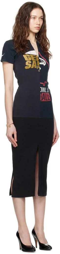 Conner Ives Black Reconstituted Bike Maxi Dress 2