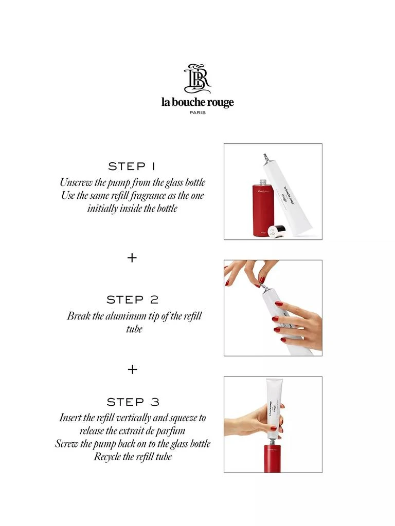 La Bouche Rouge Permanent Catalogue Rouge L'Extrait de Parfum Refill 3