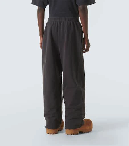 Balenciaga Baggy cotton fleece sweatpants 4