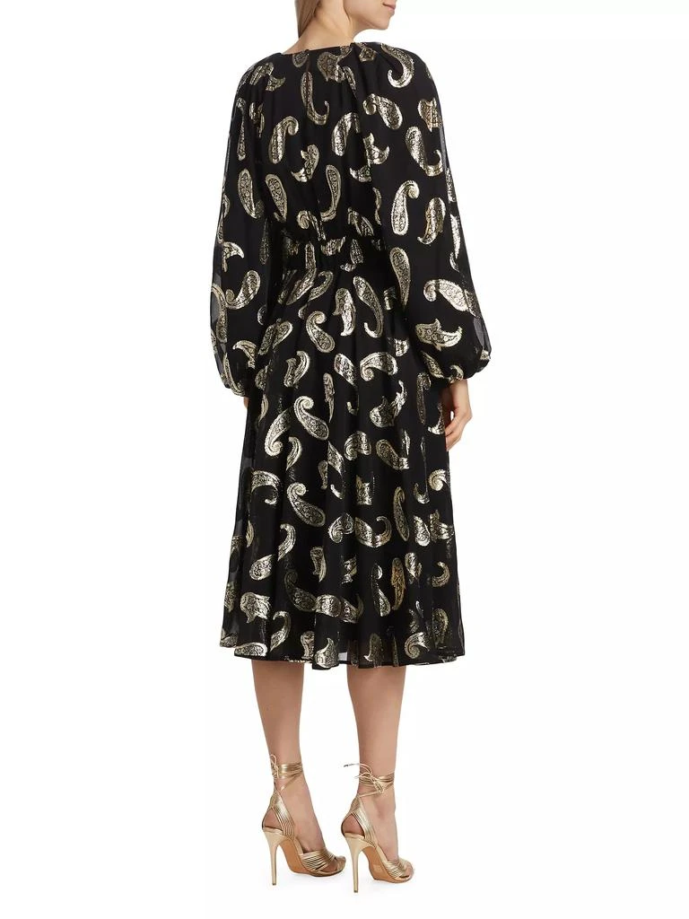 Tahari The Audrey Paisley Midi-Dress 5