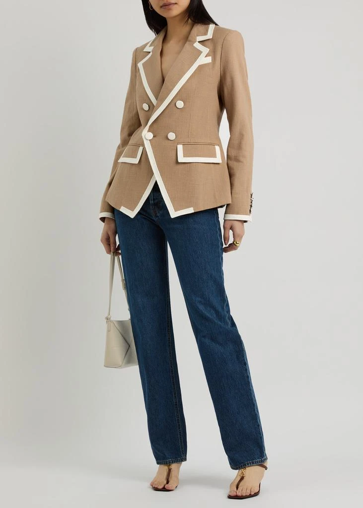 VERONICA BEARD Edison Dickey cotton-blend blazer 4