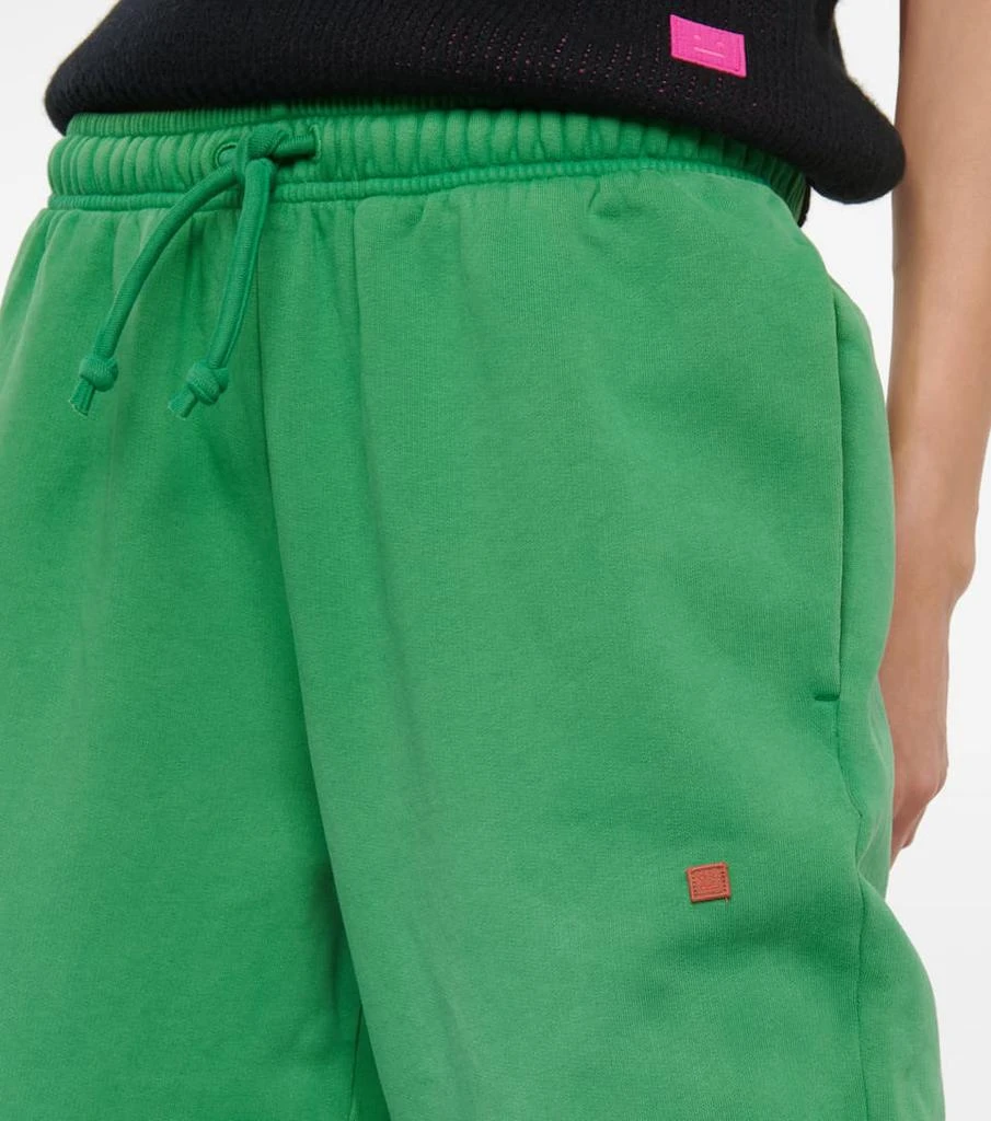Acne Studios Face patch cotton sweatpants 4