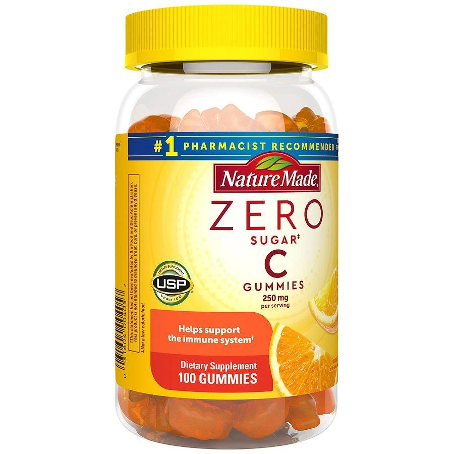 Nature Made Zero Sugar Vitamin C Gummies Immune
Antioxidant Support Orange 2