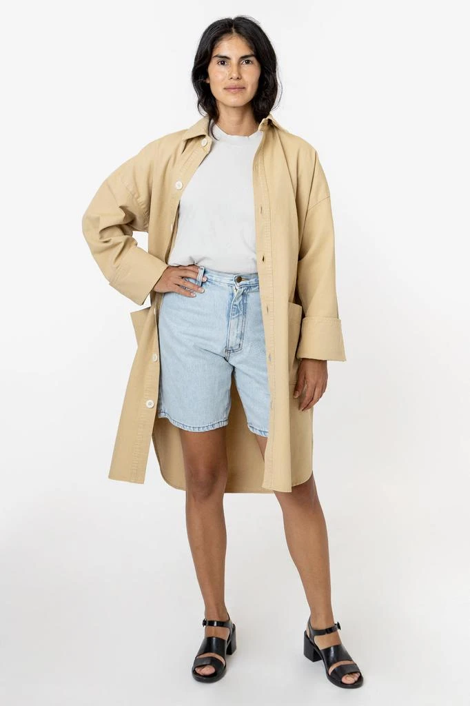 Los Angeles Apparel RCT312GD - Mid Length Lab Coat 1