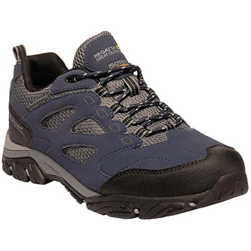 Regatta Mens Holcombe IEP Low Hiking Boots Navy/Granite 2