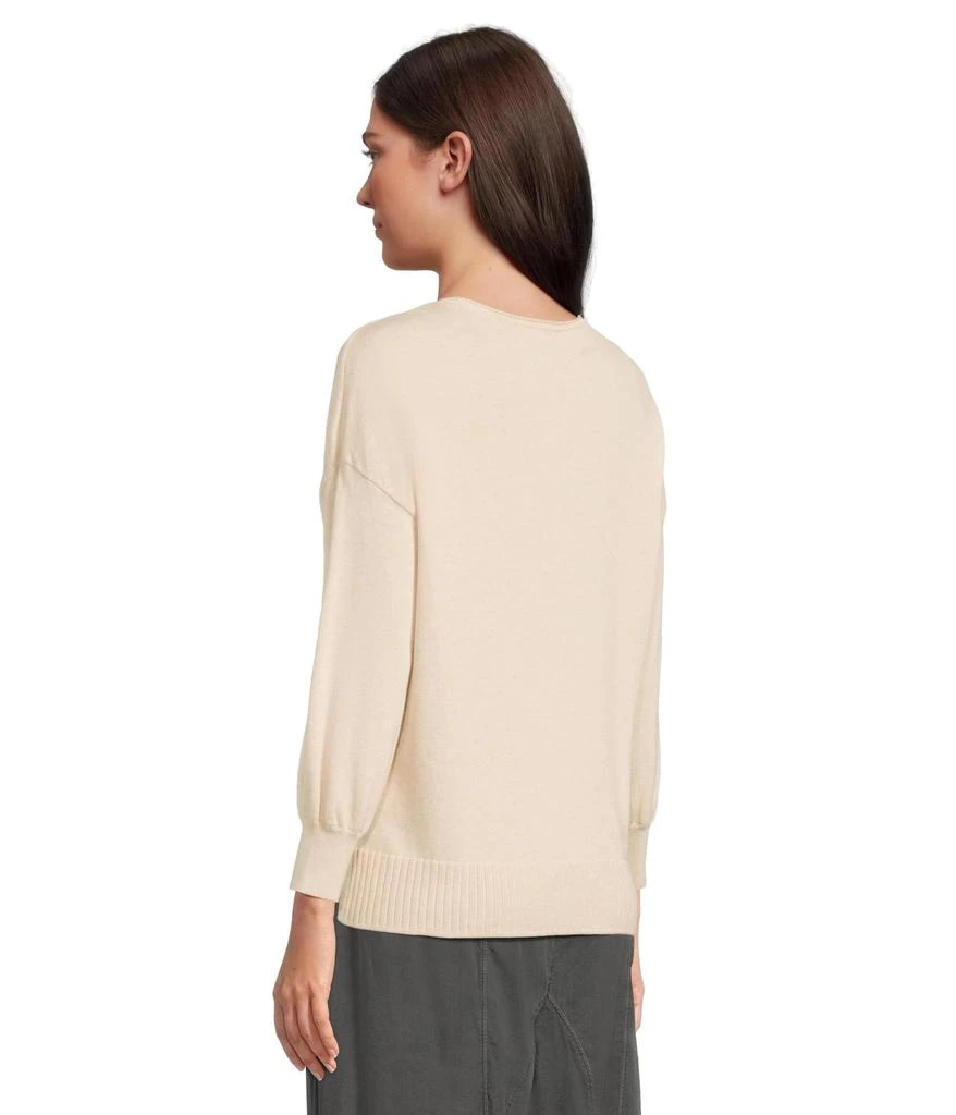 Lilla P 3/4 Sleeve Drop Shoulder Sweater 3