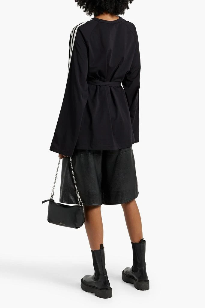 Y-3 Printed tech-jersey wrap top 3