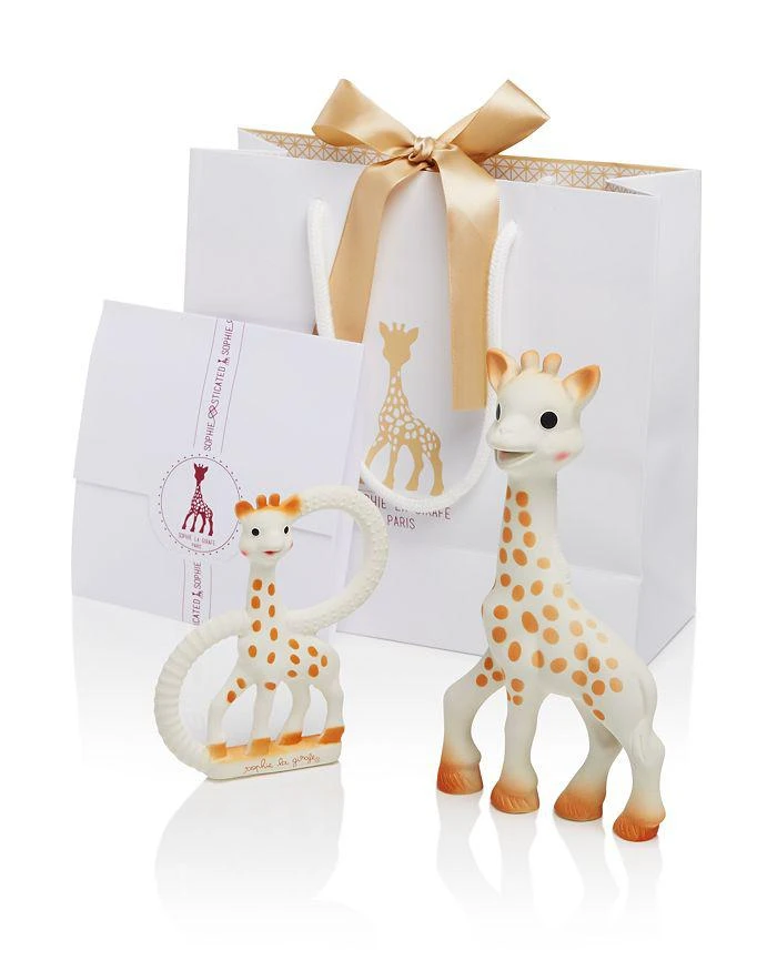 Sophie la Girafe Sophisticated Set with Sophie la Girafe & So Pure Teether - Ages 0+ 1