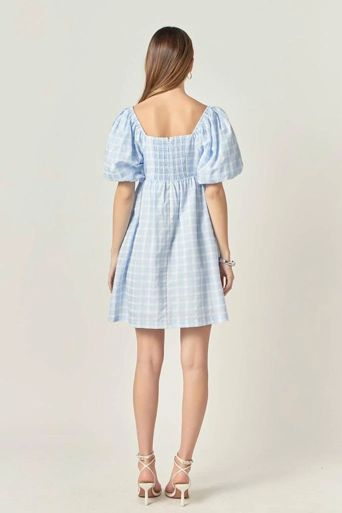 English Factory English Factory - Gingham Crush Mini Dress 2