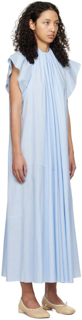 MM6 Blue Gathered Maxi Dress 2