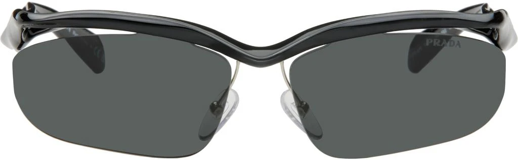 Prada Black Twisted Frame Sunglasses 1