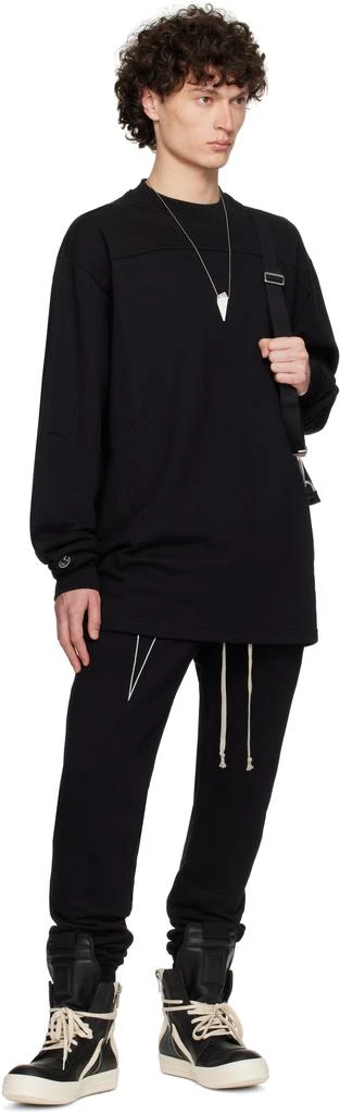 Rick Owens Black Champion Edition Girdered Sweatshirt 4
