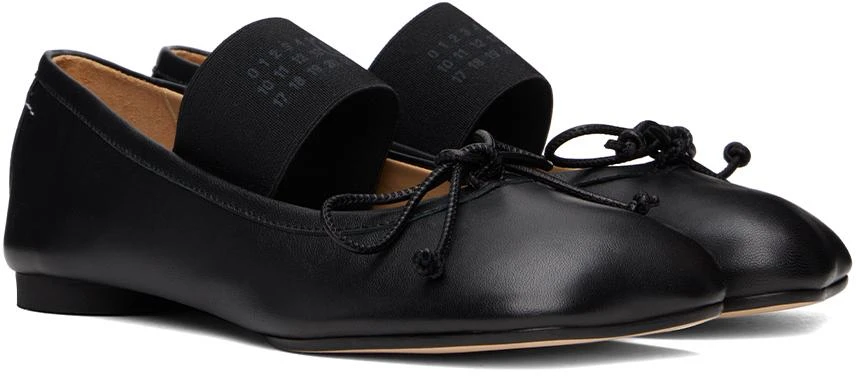 MM6 Black Anatomic Ballerina Flats 4