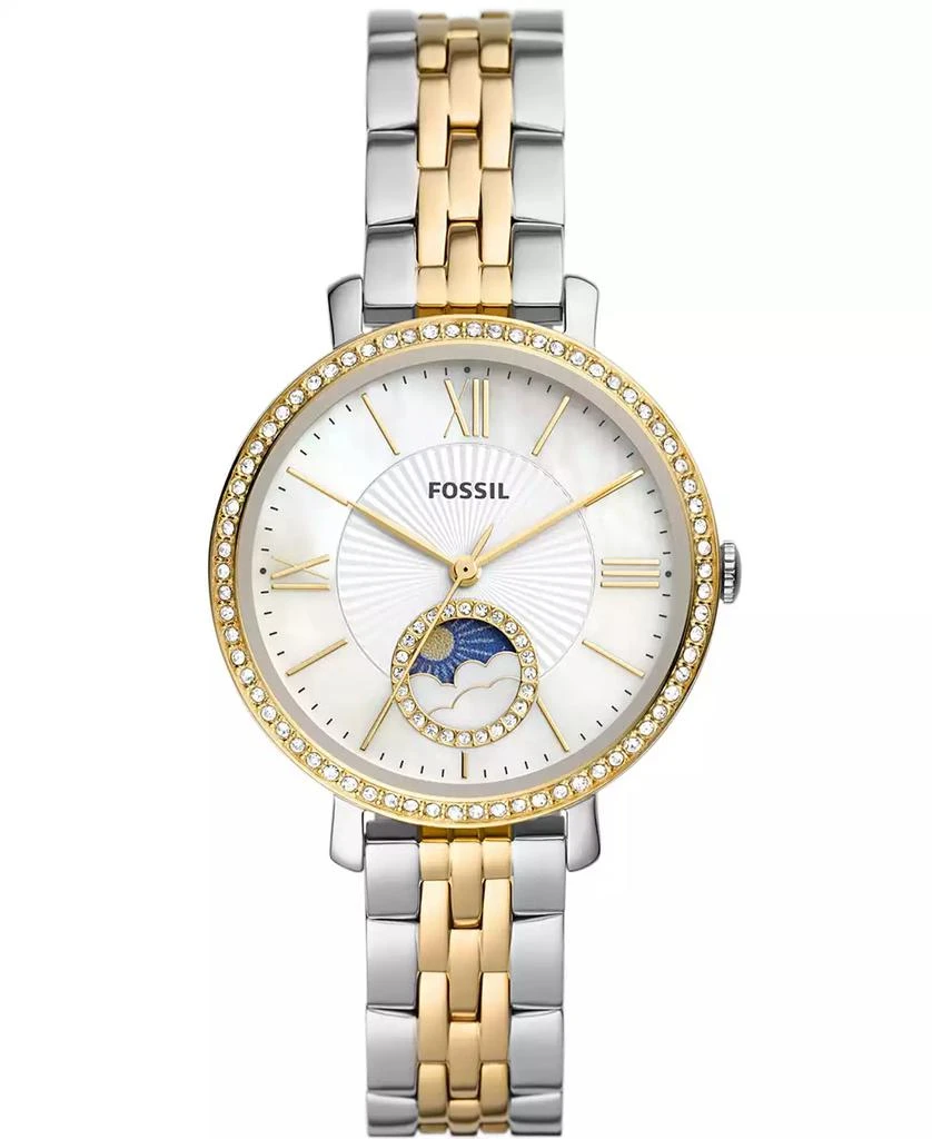 Fossil Women's Jacqueline Two-Tone Stainless Steel Bracelet Watch 36mm 1