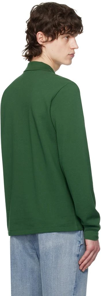 Lacoste Green Classic Fit Long Sleeve Polo 3